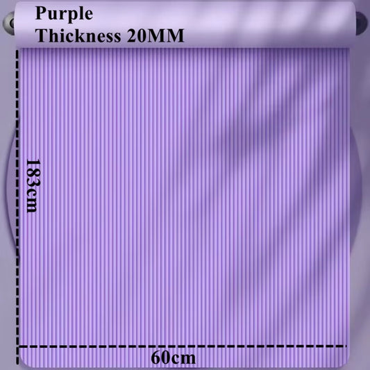 20MM 183×60Cmthick Yoga Mats Anti-Slip Sport Fitness Mat Blanket for Exercise Yoga and Pilates Gymnastics Mat Fitness Equipment